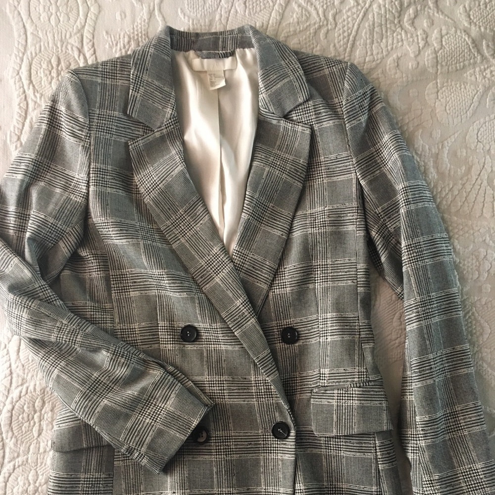 H&M Plaid Blazer